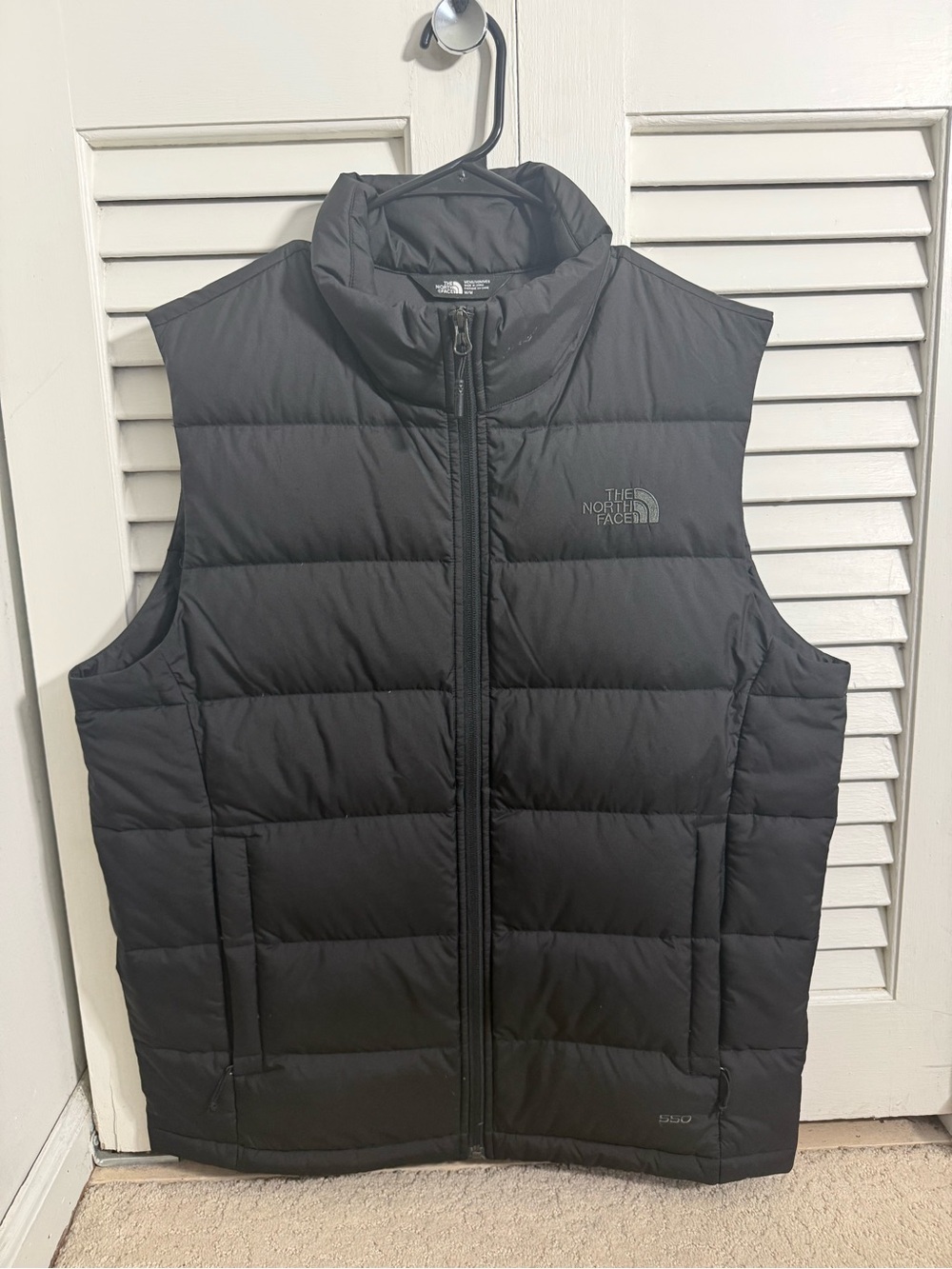 The North Face Black Quilted Down Vest - Men's